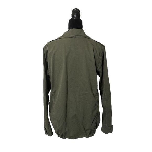Topshop Military Style Utility Shacket Coat Size 6 - Picture 6 of 15